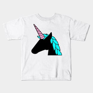 Cute minimalistic unicorn print Kids T-Shirt